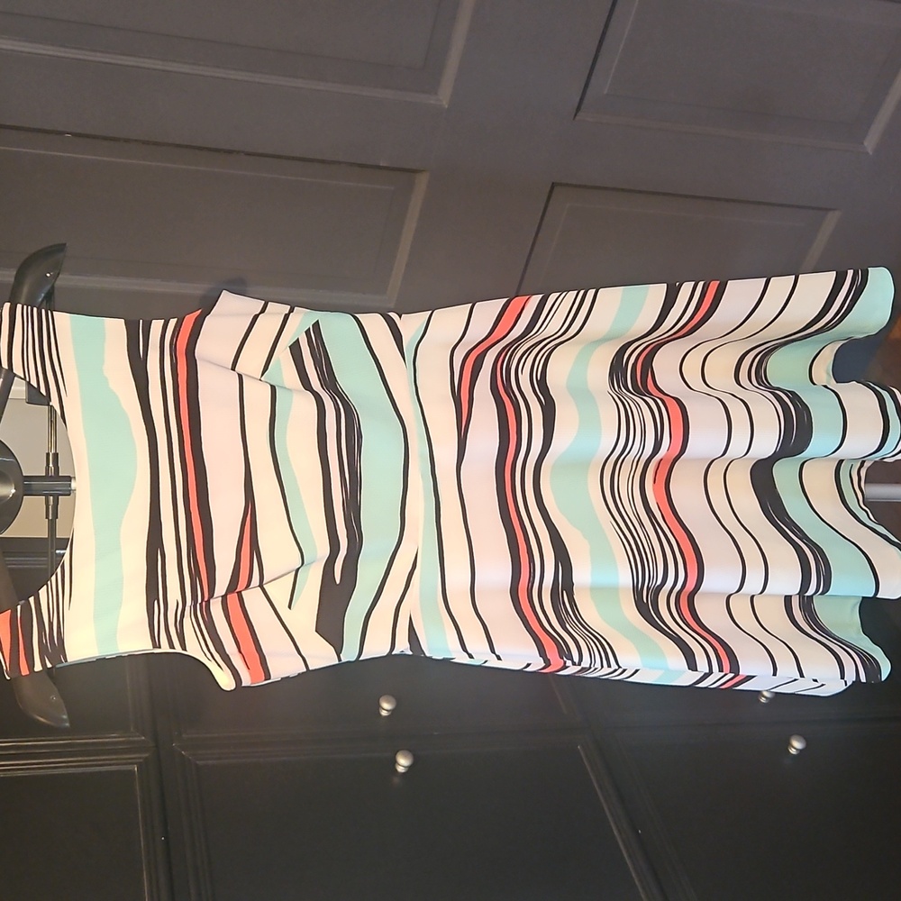 Muse Multicolor Striped Midi Dress